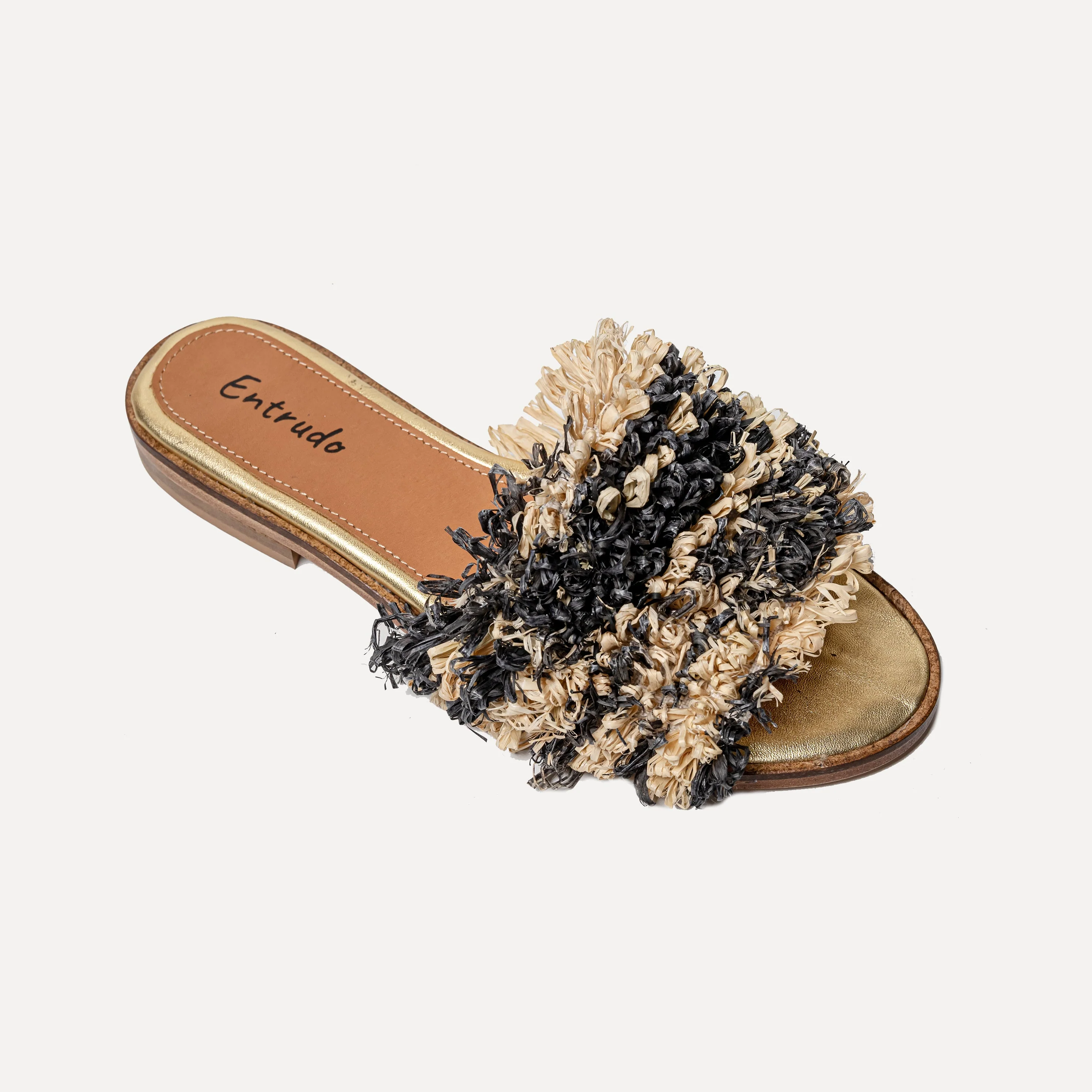 Entrudo | Flip Flops Baçal Raffia two-tone - Image 4