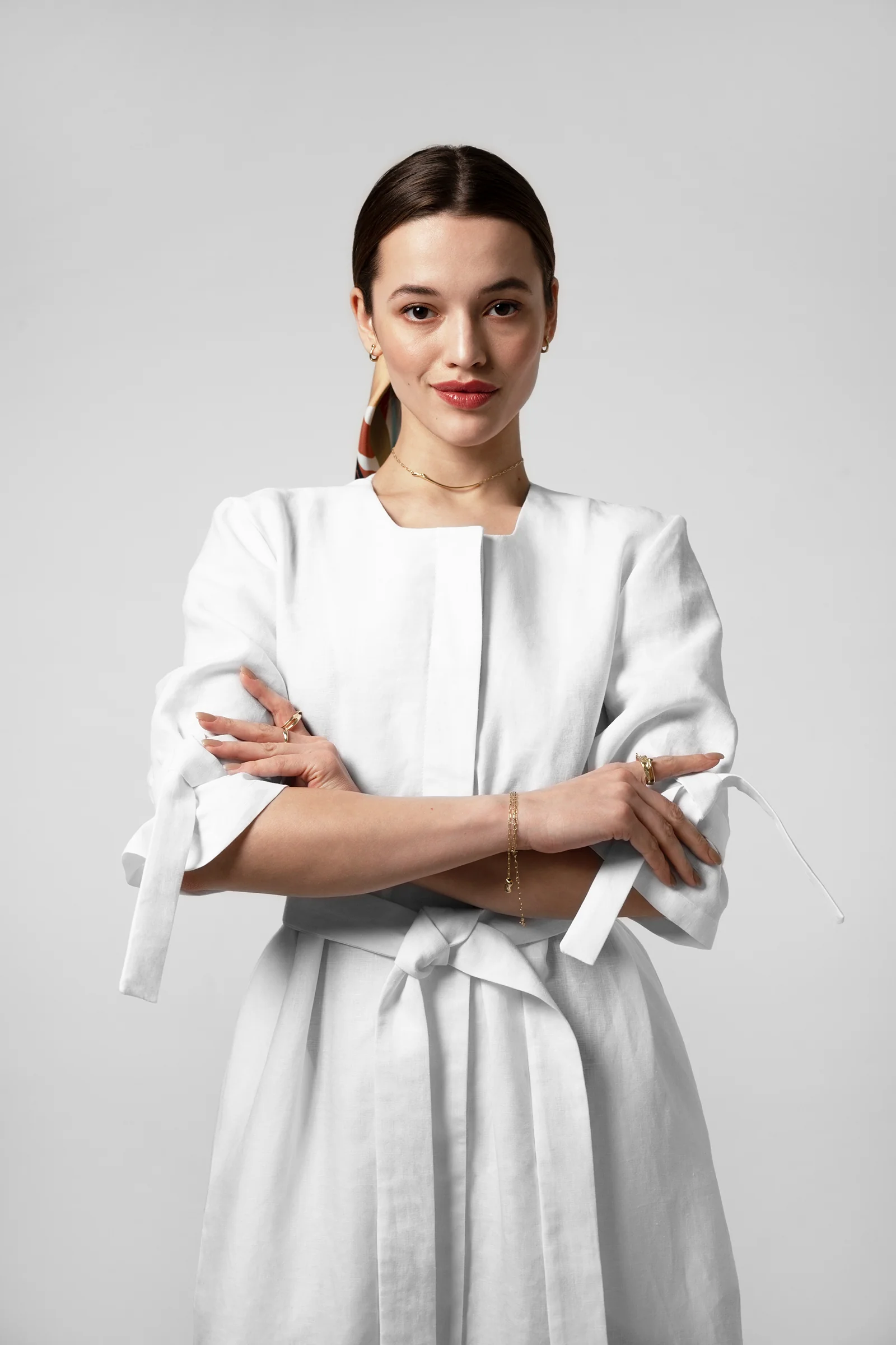 PBG studio | Belted Linen Midi dress - Image 21