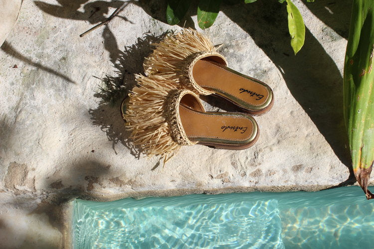 Entrudo | Flip Flops Cambres golden - Image 4