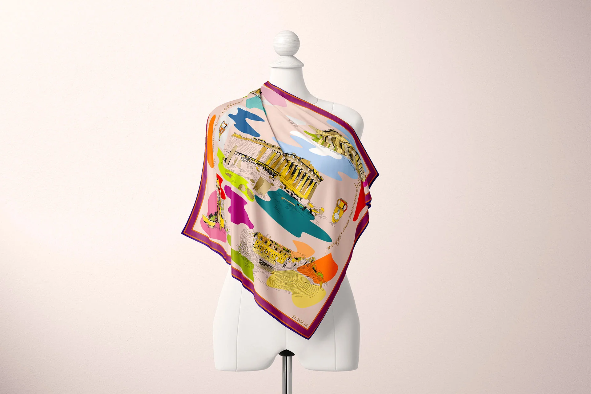 Fetolia | Walking in Athens Scarf - Image 3