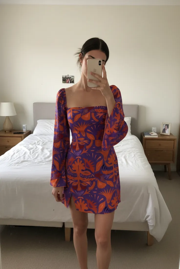 Movom | Mauve Mini dress - Image 7