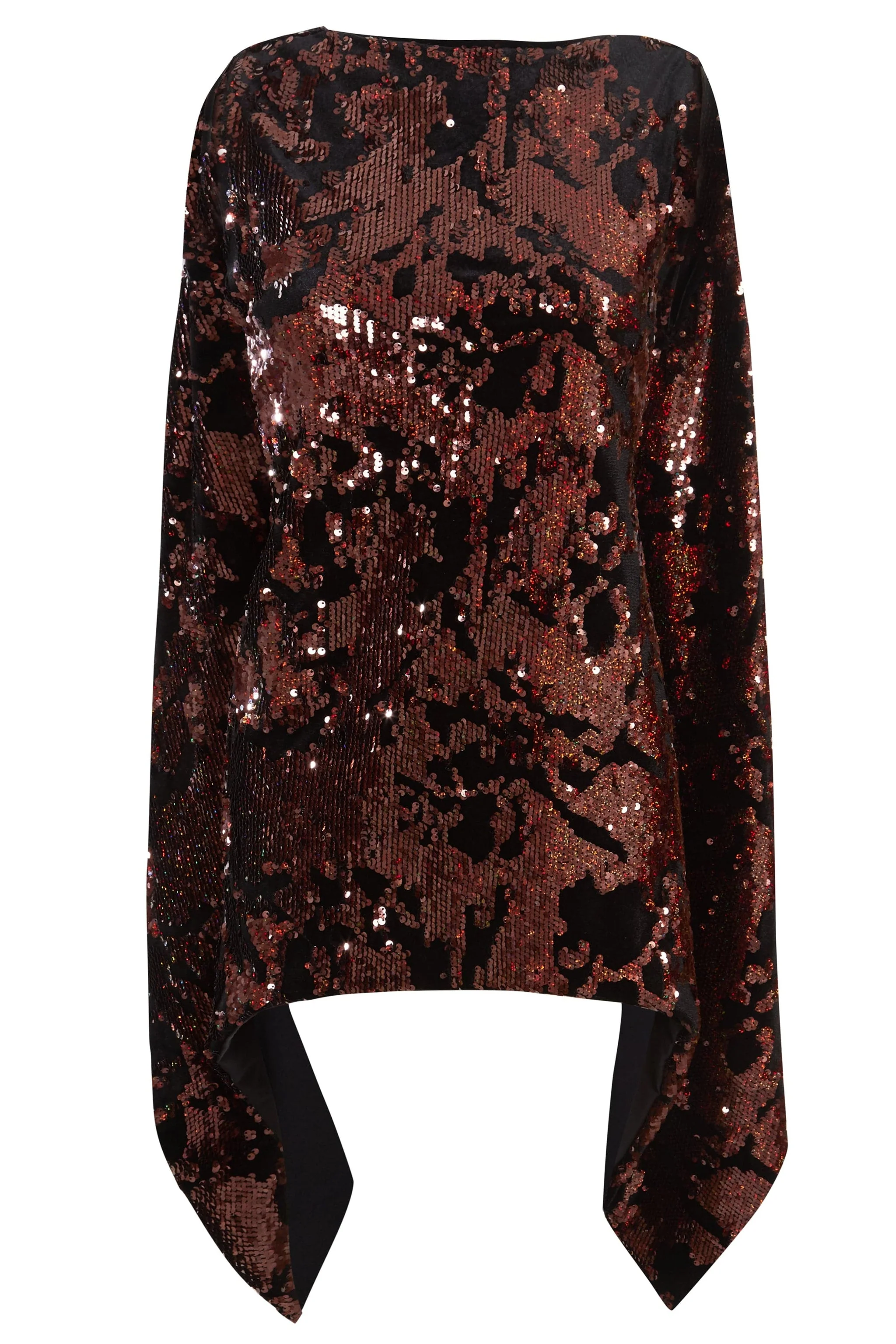 Sarvin | La Vita Brown Tie Back Top - Image 7