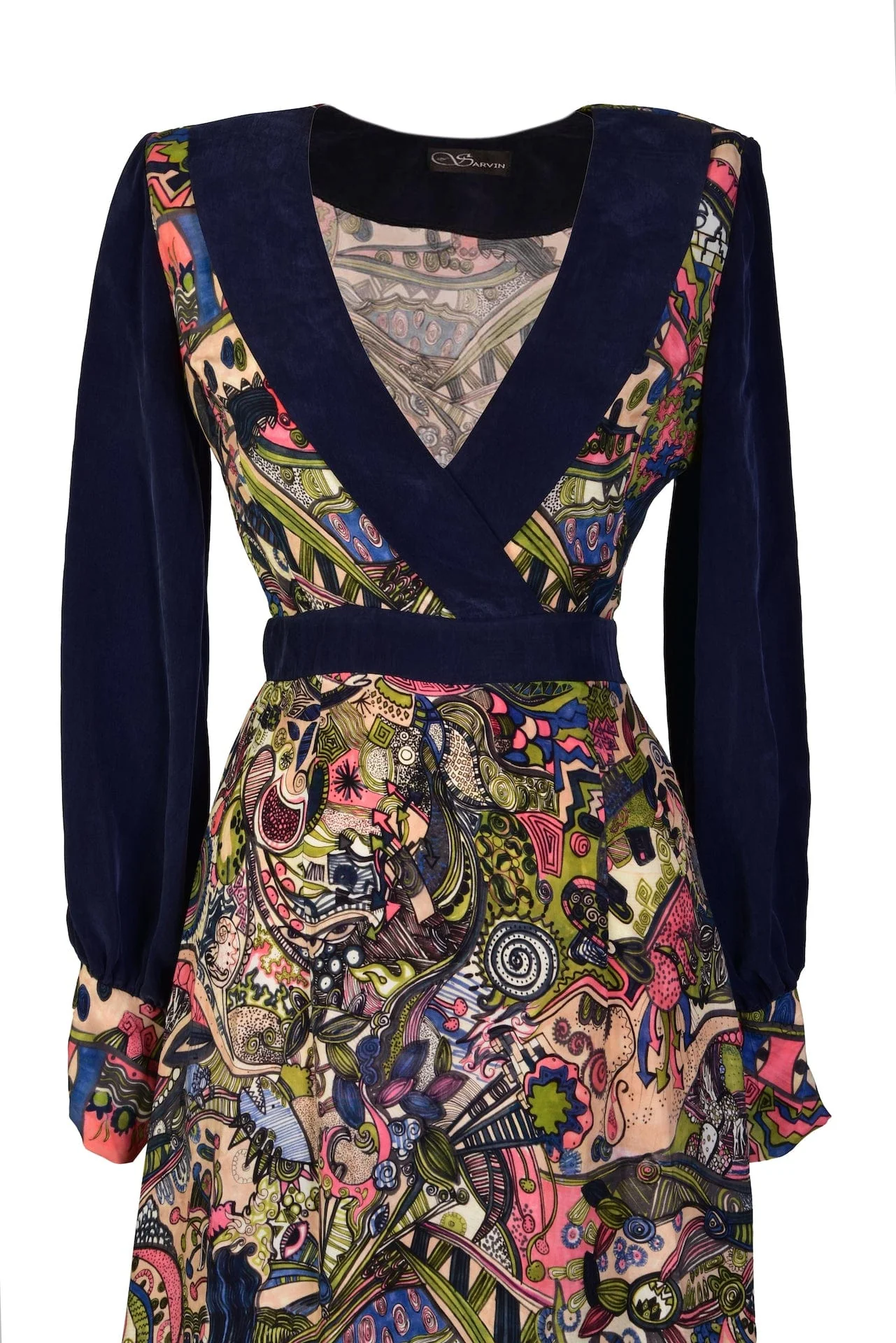 Sarvin | Larica Long Sleeve Maxi Dress - Image 7