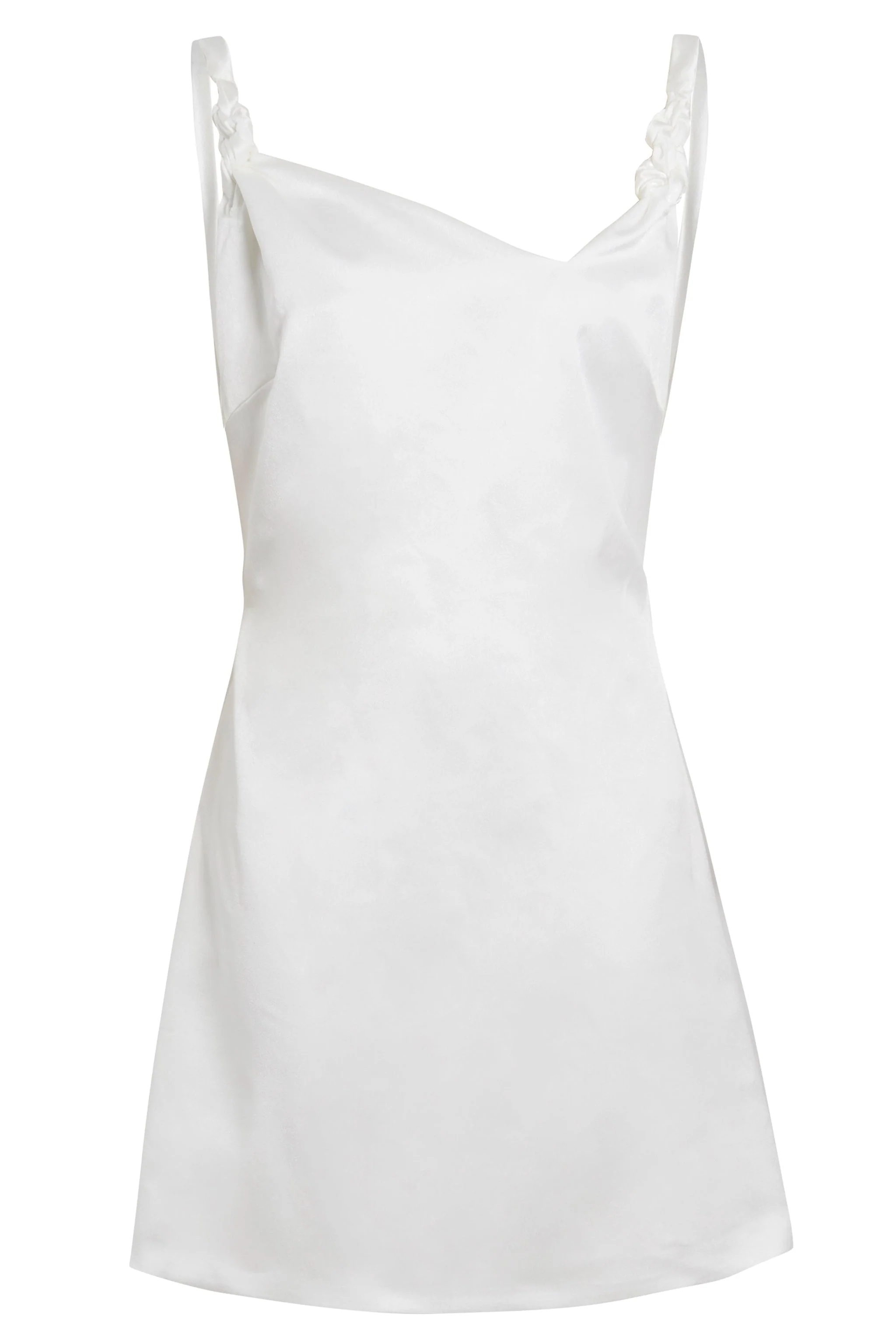 Sarvin | Rosha Ivory Mini White Slip Dress - Image 6