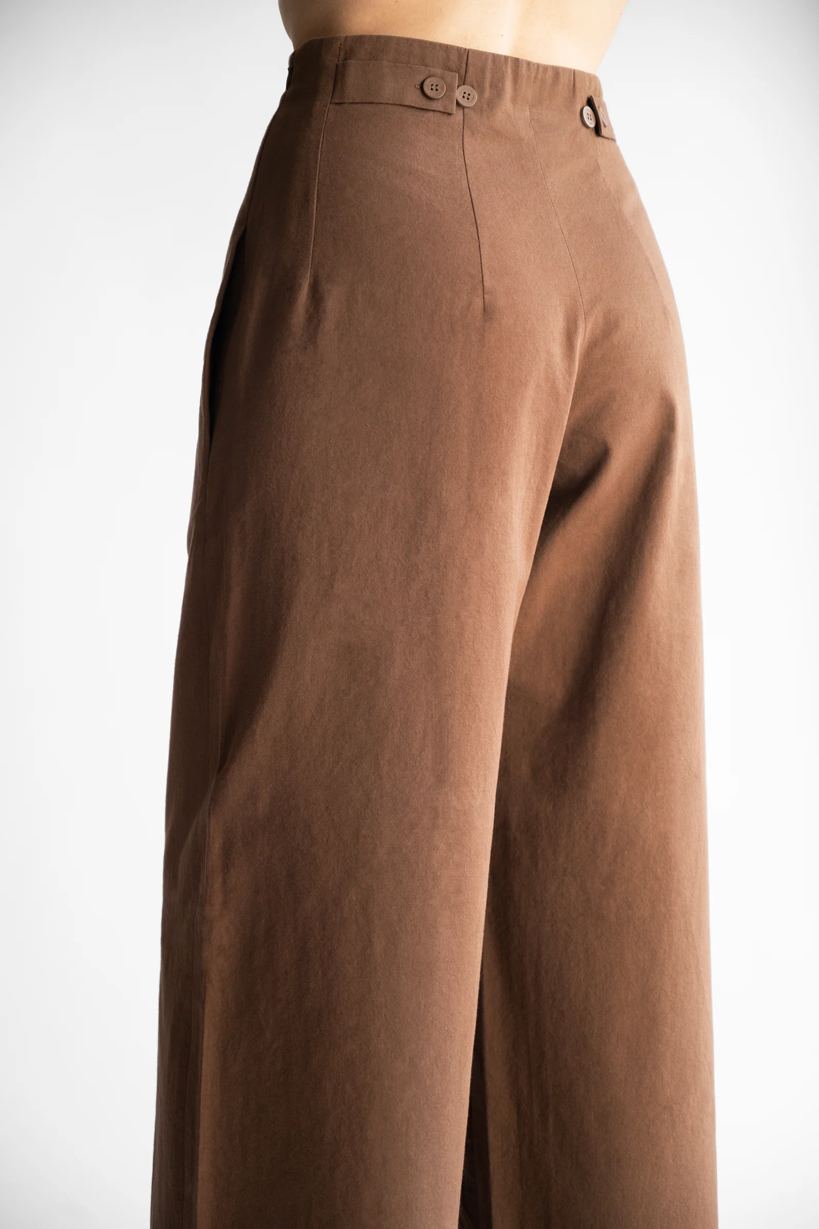 PBG studio | Wide Leg Cotton Trousers - Image 7