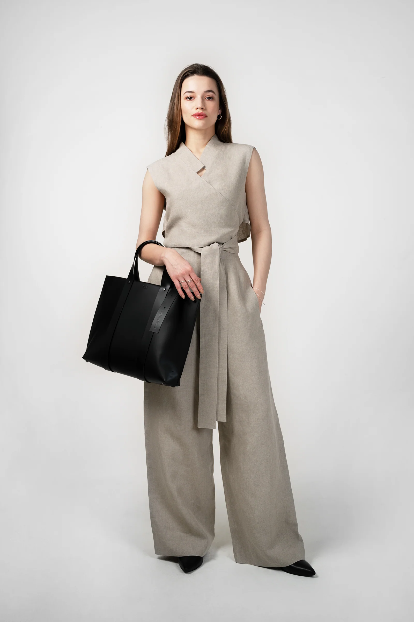 PBG studio | Wide Leg Linen Trousers - Image 93